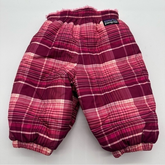Patagonia Infant Reversible Tribbles Snow Pants Pink Size 3 months - Picture 7 of 11